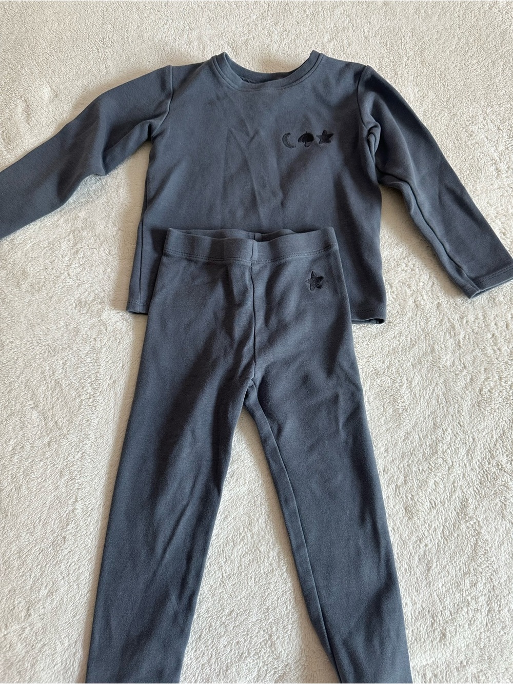 Zara toddler  Dark Gray Two-Piece Kids Matching Set 3 year